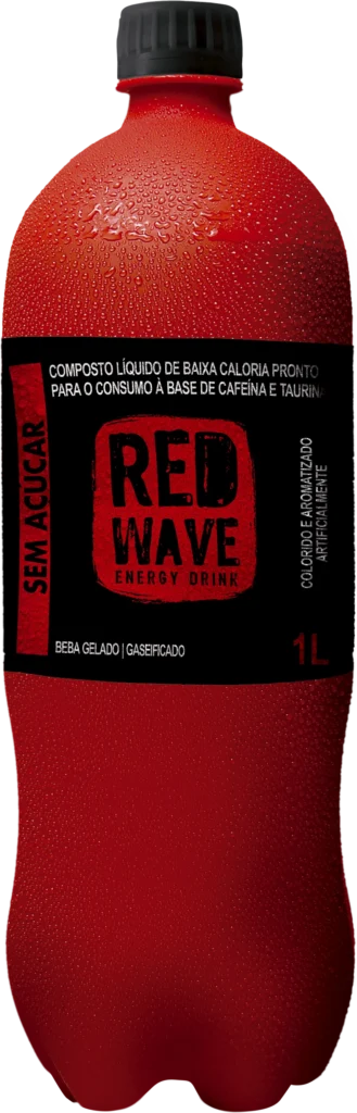 Garrafa do produto Red Wave Zero 1L.