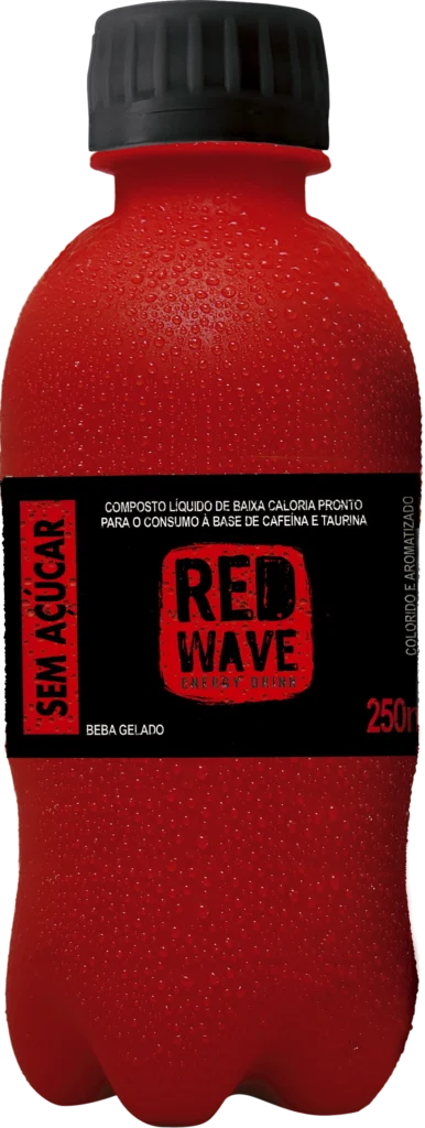 Garrafa do produto Red Wave Zero 250ML.
