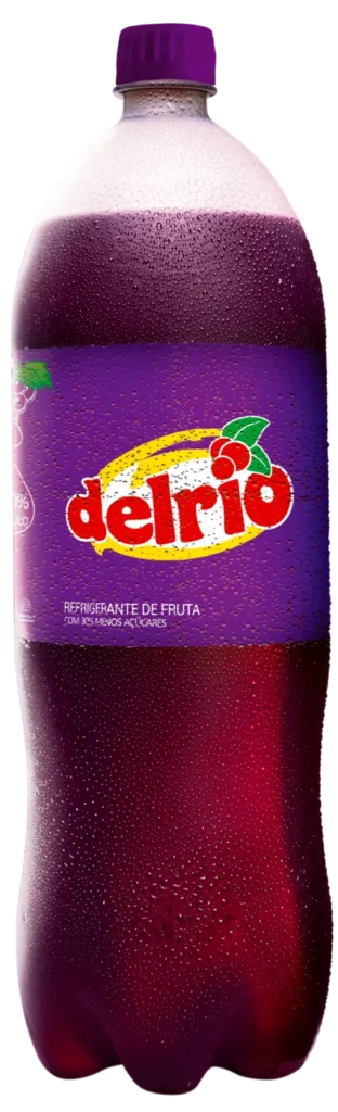 Garrafa do produto Delrio Uva 2L.